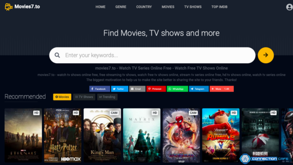Top 7 Movies7 Alternatives For Movie Streaming In 2024